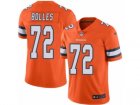 Mens Nike Denver Broncos #72 Garett Bolles Limited Orange Rush NFL Jersey