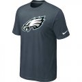 Philadelphia Eagles Sideline Legend Authentic Logo T-Shirt Grey