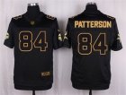 Nike Minnesota Vikings #84 Cordarrelle Patterson black Pro Line Gold Collection Jersey(Elite)