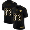 Nike Raiders #75 Howie Long Black Jesus Faith Edition Limited Jersey