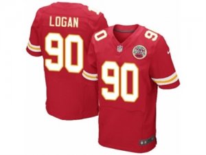 Mens Nike Kansas City Chiefs #90 Bennie Logan Elite Red Team Color NFL Jersey