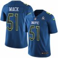 Mens Nike Atlanta Falcons #51 Alex Mack Limited Blue 2017 Pro Bowl NFL Jersey