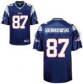 New England Patriots #87 Rob Gronkowski blue
