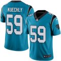 Nike Carolina Panthers #59 Luke Kuechly Blue Mens Stitched NFL Limited Rush Jersey