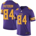 Nike Minnesota Vikings #84 Cordarrelle Patterson Purple Mens Stitched NFL Limited Rush Jersey