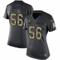 Womens Nike Cleveland Browns #56 DeMario Davis Limited Black 2016 Salute to Service NFL Jersey