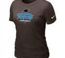 Women Carolina Panthers brown T-Shirt