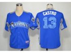 2012 All-Star MLB Jerseys Chicago Cubs #13 Castro blue
