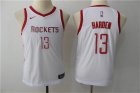 Rockets #13 James Harden White Youth Nike Swingman Jersey