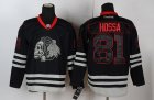nhl chicago blackhawks #81 hossa black[2013 new]