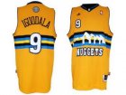 nba Denver Nuggets #9 Andre Iguodala Yellow Jerseys(Revolution 30 Swingman)