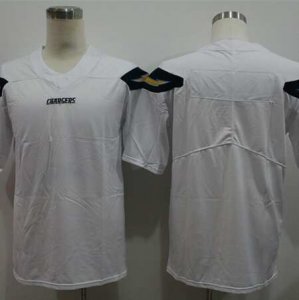 Nike Chargers Blank White Vapor Untouchable Limited Jersey