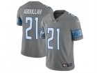Nike Detroit Lions #21 Ameer Abdullah Gray Mens Stitched NFL Limited Rush Jersey