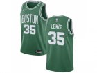 Men Nike Boston Celtics #35 Reggie Lewis Green NBA Swingman Icon Edition Jersey