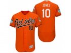 Mens Baltimore Orioles #10 Adam Jones 2017 Spring Training Flex Base Authentic Collection Stitched Baseball Jersey