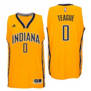Men Indiana Pacers #0 Jeff Teague New Swingman Alternate Gold Jersey