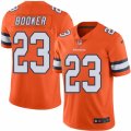 Youth Nike Denver Broncos #23 Devontae Booker Limited Orange Rush NFL Jersey