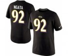 Nike Baltimore Ravens 92 NGATA Pride Name & Number T-Shirt Black