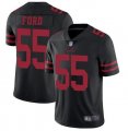 Nike 49ers #55 Dee Ford Black Vapor Untouchable Limited Jersey