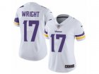 Women Nike Minnesota Vikings #17 Jarius Wright Vapor Untouchable Limited White NFL Jersey