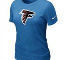 Women Atlanta Falcons L.blue T-Shirts