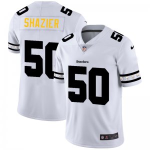 Nike Steelers #50 Ryan Shazier White Team Logos Fashion Vapor Limited Jersey
