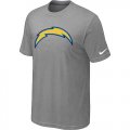Nike San Diego Chargers Sideline Legend Authentic Logo T-Shirt Light grey