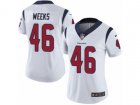 Women Nike Houston Texans #46 Jon Weeks Vapor Untouchable Limited White NFL Jersey