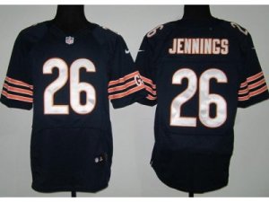 Nike NFL Chicago Bears #26 Tim Jennings Blue Jerseys(Elite)