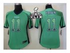 2015 Super Bowl XLIX nike women seattle seahawks #11 harvin green[Elite drift fashion]