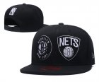 Nets Team Logo Black Adjustable Hat LH