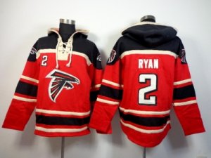 Nike jerseys Atlanta Falcons #2 Ryan Black-red[pullover hooded sweatshirt]