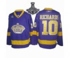 nhl jerseys los angeles kings #10 richards purple[2014 Stanley cup champions]