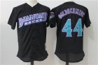 Diamondbacks #44 Paul Goldschmidt Black Cooperstown Collection Mesh Batting Practice Jersey