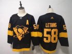 Penguins #58 Kris Letang Black 2019 NHL Stadium Series Adidas Jersey