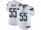 Women Nike Los Angeles Chargers #55 Junior Seau Vapor Untouchable Limited White NFL Jersey