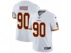 Mens Nike Washington Redskins #90 Ziggy Hood Vapor Untouchable Limited White NFL Jersey