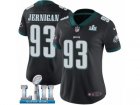 Women Nike Philadelphia Eagles #93 Timmy Jernigan Black Alternate Vapor Untouchable Limited Player Super Bowl LII NFL Jersey
