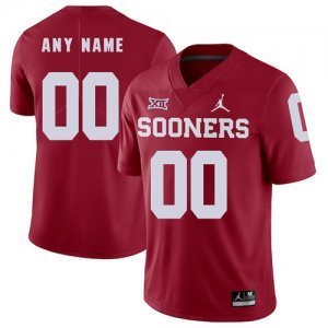 Oklahoma Sooners Red Mens Customized College Football Jersey