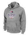 New England Patriots Critical Victory Pullover Hoodie Grey