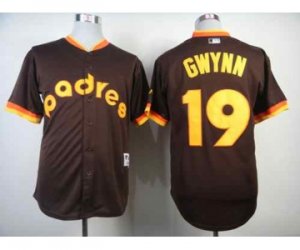 mlb jerseys san diego padres #19 gwynn coffee[1984 m&n]