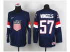 nhl jerseys USA #57 wingels blue(2014 world championship)