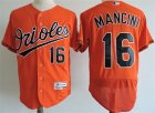 Orioles #16 Trey Mancini Orange Flexbase Jersey
