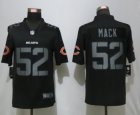 Nike Bears #52 Khalil Mack Black Vapor Impact Limited Jersey