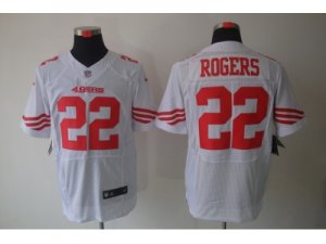 Nike NFL San Francisco 49ers #22 Rogers White Jerseys( Elite)