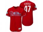 Mens Philadelphia Phillies #47 Howie Kendrick 2017 Spring Training Flex Base Authentic Collection Stitched Baseball Jersey