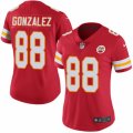 Women's Nike Kansas City Chiefs #88 Tony Gonzalez Limited Red Rush NFL Jersey