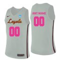 Loyola (Chi) Ramblers White 2018 Breast Cancer Awareness Mens Customized College
