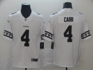 Nike Raiders #4 Derek Carr White Team Logos Fashion Vapor Limited