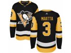 Adidas Men Pittsburgh Penguins #3 Olli Maatta Black Alternate Authentic Stitched NHL Jersey